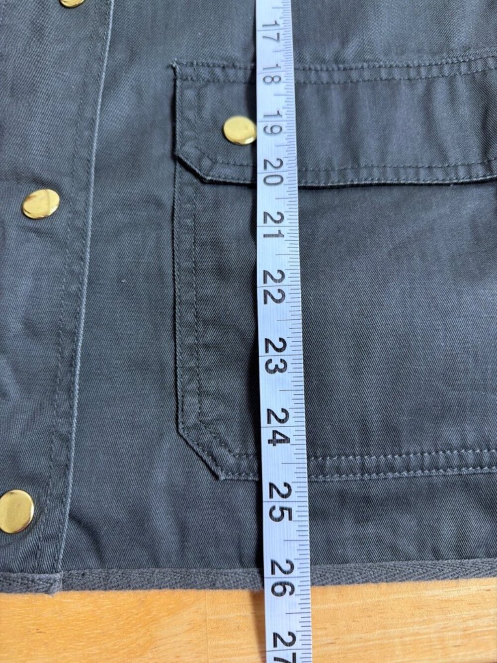 J.Crew Factory Downtown Field Jacket Utility Military Olive Green Women L - Picture 9 of 16